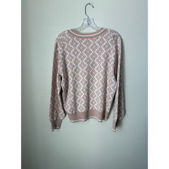 NWT Kate Spade Flower Sweater Size Medium - Picture 5 of 7